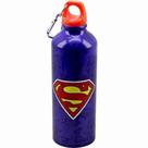 Garrafa De Alumínio Com Prendedor Super Homem 500ml - Liga Da Justiça - Dc comics