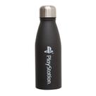 Garrafa de Alumínio Playstation Katakana Preta Original Garrafa de Alumínio Playstation Katakana Preta Original