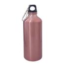 Garrafa de Alumínio Rose Tampa Mosquetão p/ Sublimação 600ml