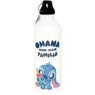 Garrafa de alumíno com mosquetão coleção disney stitch ohana 500 ml.18,5 x 7 x 7 cm. - PILLOWTEX