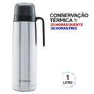 Garrafa De Café Térmica 1 Litro R-evolution TERMOLAR - 7891023091105 Garrafa De Café Térmica 1 Litro R-evolution TERMOLAR - 7891023091105
