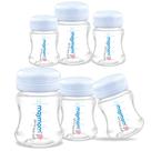 Garrafa de coleta de armazenamento de leite Maymom 140ml, pacote com 6