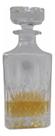 Garrafa De Cristal Lapidado Transparente Para Whisky 800 Ml