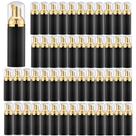 Garrafa de espuma Lil Ray 50 unidades preta com bomba dourada 50 mL (1,7 onças)