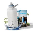 Garrafa de filtro de água Joypur dobrável para viagens e acampamentos