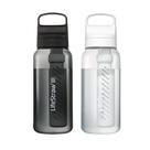 Garrafa de filtro de água LifeStraw Go Series 1L, pacote com 2 Garrafa de filtro de água LifeStraw Go Series 1L, pacote com 2