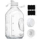 Garrafa de leite de vidro Syntic 1,9 L com tampa hermética reutilizável