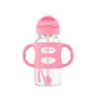 Garrafa de palha com canudinho Dr. Brown's Milestones 270 ml rosa 6 m ou mais Garrafa de palha com canudinho Dr. Brown's Milestones 270 ml rosa 6 m ou mais