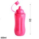 Garrafa de Plástico 600ml Squeeze Neon Garrafa de Plástico 600ml Squeeze Neon