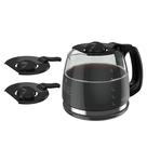 Garrafa de reposição BLACK+DECKER GC3100B de vidro Duralife de 12 xícaras