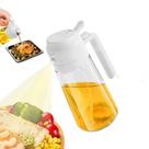 Garrafa de Spray de Oleo 2 em 1 Pulverizador 470ml Dispenser de Cozinha para Salada Garrafa de Spray de Oleo 2 em 1 Pulverizador 470ml Dispenser de Cozinha para Salada