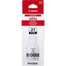 Garrafa de tinta Canon GI-21 Pigment Black G3260 G2260 G1220