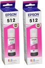 Garrafa de tinta Epson T512 EcoTank Magenta de capacidade ultra-alta