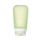 Garrafa de viagem humangear GoToob+ Large 100mL Silicone Verde