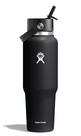 Garrafa de viagem Hydro Flask Wide Flex Straw 1,2 L preta