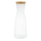 Garrafa de Vidro Borissilicato Wolff com Tampa de Bambu 1,6L