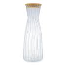 Garrafa De Vidro Borossilicato 1L Com Tampa De Bambu 29269 - Wolff