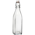 Garrafa de Vidro Clear Tampa Hermética 930ml S2900M - Bono