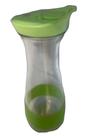 Garrafa de Vidro Decorada Verde 1000ml