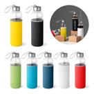 Garrafa de Vidro e Aço Inox 520ml com Luva em Soft Shell