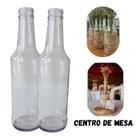 Garrafa de Vidro para Centro de Mesa Casamento Festas 15 un