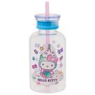 Garrafa de vidro para leite Hello Kitty Silver Buffalo 450 ml Garrafa de vidro para leite Hello Kitty Silver Buffalo 450 ml