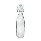 Garrafa de vidro transparente com tampa hermética 500ml - Casita Garrafa de vidro transparente com tampa hermética 500ml - Casita