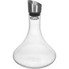 GARRAFA DECANTER VINHO HOME&CO C/TAMPA AERADORA EM INOX ECO CRYSTAL 1,5L 29x19x19cm TRANSPARENTE