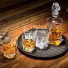 Garrafa Decanter Whisky Vidro Licor 750ml + 6 Copos Superluxo Garrafa Decanter Whisky Vidro Licor 750ml + 6 Copos Superluxo