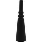 GARRAFA DECORATIVA 29x7x7cm CERÂMICA PRETO GALACT