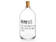 Garrafa decorativa de vidro 500 ml namastê decoração Garrafa decorativa de vidro 500 ml namastê decoração