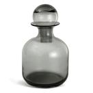 Garrafa Decorativa Vidro Cinza 28,5cm 17363 Mart Garrafa Decorativa Vidro Cinza 28,5cm 17363 Mart