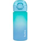 Garrafa Degrade Buba Canudo Silicone ANTI-VAZAMENTO Infantil Azul