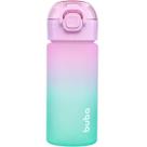 Garrafa Degrade Buba Canudo Silicone ANTI-VAZAMENTO Infantil Rosa