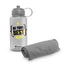 Garrafa e toalha fit - be your best - Brasfoot