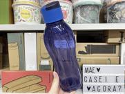Garrafa Eco Tupper Plus 1 Litro Azul Mar Profundo Garrafa Eco Tupper Plus 1 Litro Azul Mar Profundo