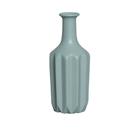 Garrafa em Cerâmica Decorativo Home Modelo Frizo G Indigo Claro