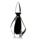 Garrafa Em Cristal Murano Preto - São Marcos 43cm