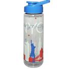 Garrafa em Plástico Decorado com Tampa 700ml - Plasduram