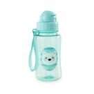 Garrafa Escola 350ML Urso Polar com Canudo Azul Garrafa Escola 350ML Urso Polar com Canudo Azul