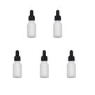 Garrafa Essence WOIWO de 15 ml de vidro fosco com conta-gotas de gel