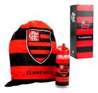Garrafa Flamengo 450ml + Mochila Saco: Praticidade e Paixão Rubro-Negra