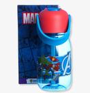 Garrafa Flip Infantil Vingadores Marvel 400ml