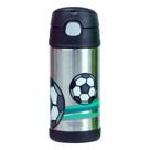 Garrafa Garrafinha Térmica Infantil Thermos 355ml Futebol