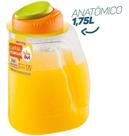 Garrafa Gole Gut Retangular Plástico Água Geladeira 1,75l Versátil