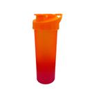 Garrafa Ice Degradê - Laranja e Pink Fosco - Tampa Laranja - 1 unidade - Rizzo