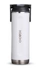 Garrafa Igloo 590ml em aço inoxidável Sport Sipper branca