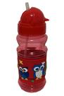 Garrafa Infantil 400 ML Emborrachada 3D Alça