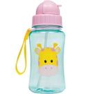 Garrafa Infantil Buba Animal Fun 350 Ml C/ Canudo Girafa