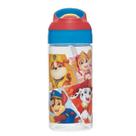 Garrafa Infantil C/Canudo Silicone Patrulha Canina Premium